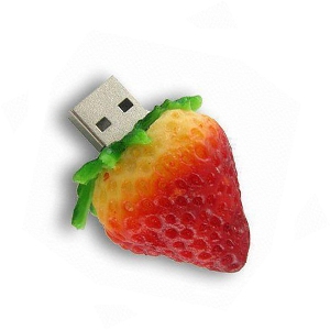 Strawberry Pen Drive - Customized Flash Drive